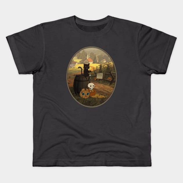 At the end of the road Kids T-Shirt by runcatrun
